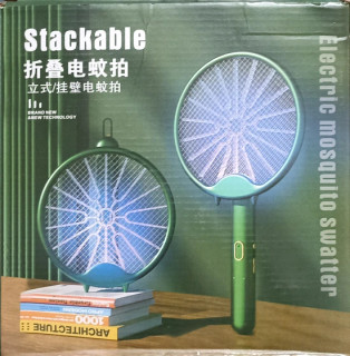 حشره کش و پشه کش الکتریکی راکتی تاشو شارژی Stackable (تخفیف خورده به علت باتری ضعیف)